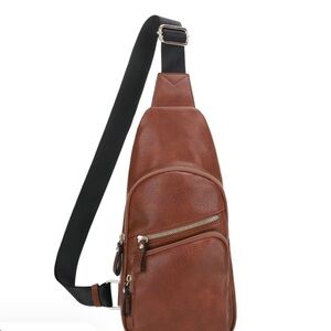 NWT  SG SUGU Jordan PU Leather Crossbody Sling Bag